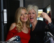 Healthy Lifestyle Coach, Jill Harvey and The Food Stalker, Sandie Ward having some fun after their segments on-air!