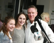 Co-Host, Jim Bastian with his daughter and friend